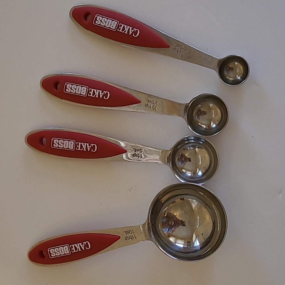 Set of cake boss measuring spoons